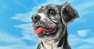 Commission Custom Art | Painted Pet Portraits by Artist Melissa Bain