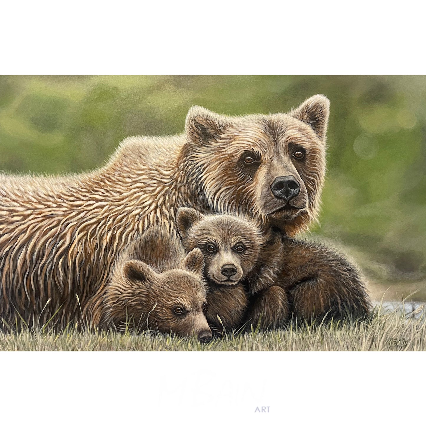 Sâkihitowin Grizzly Bears Limited Edition Print